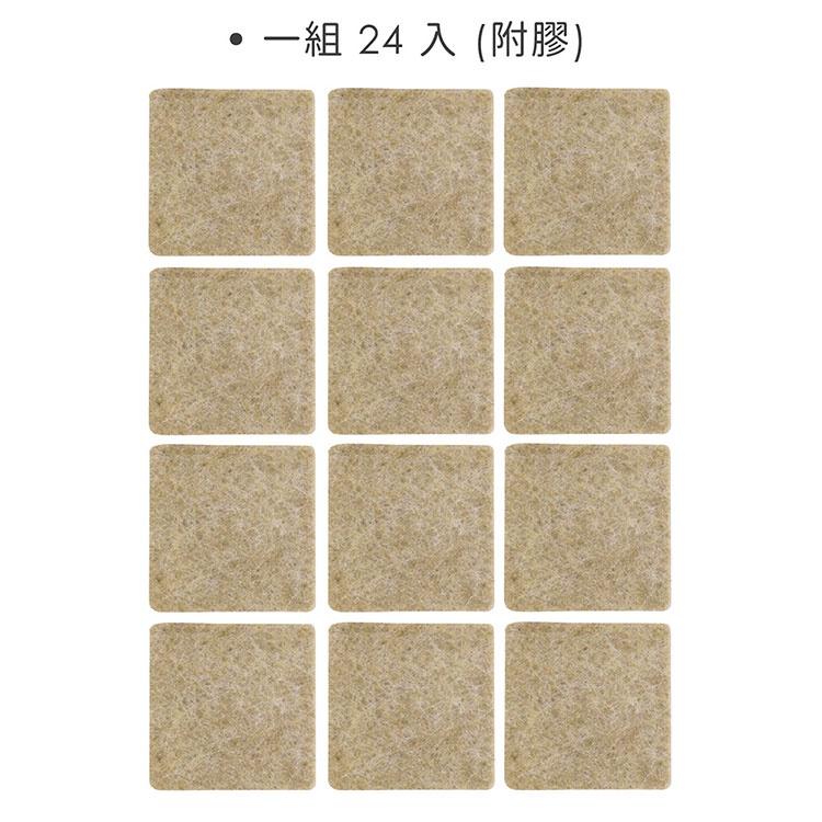 《tescoma》Presto毛氈椅腳墊24入(方3cm) | 防滑墊 椅腳保護套 止滑墊-細節圖4