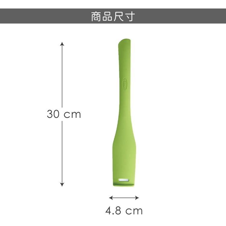 《CHEFN》果汁機不沾鍋雙頭矽膠刮刀(綠30cm) | 攪拌刮刀 刮刀 奶油刮刀 抹刀-細節圖6