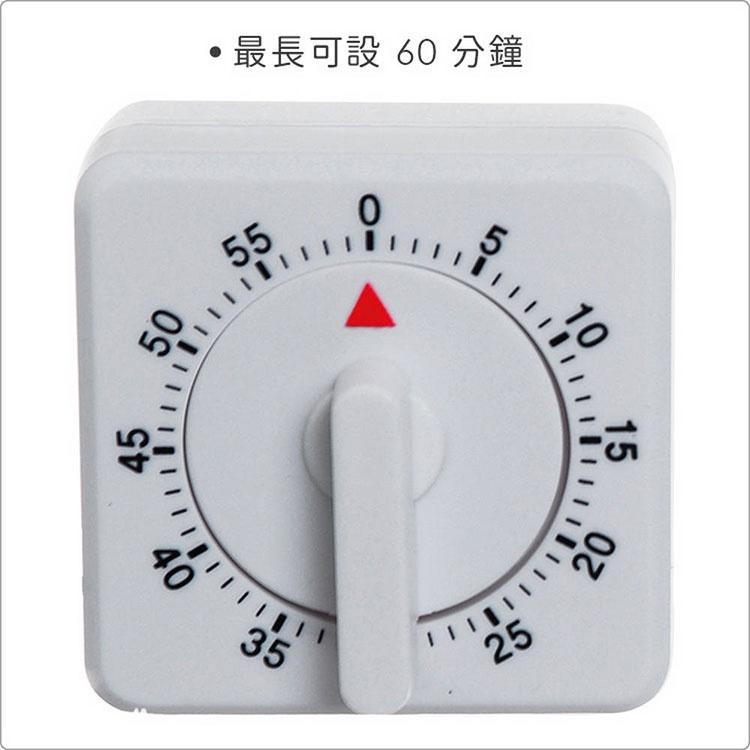 《EXCELSA》方形發條計時器(白) | 廚房計時器-細節圖3