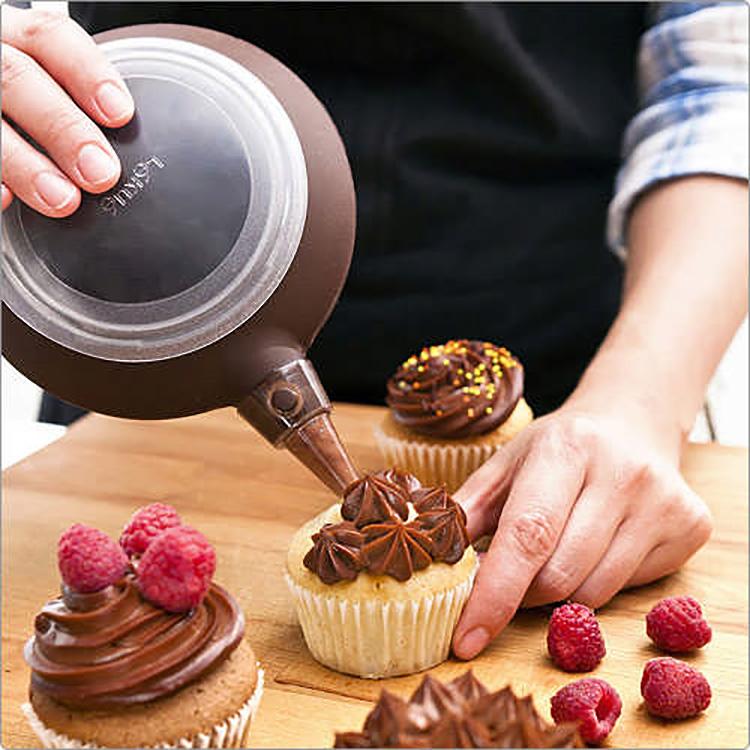 《LEKUE》六花嘴擠花器(桃L) | 擠花筒-細節圖6