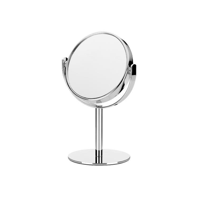 《KELA》雙面高腳放大桌鏡(銀) | 鏡子 化妝鏡-細節圖2