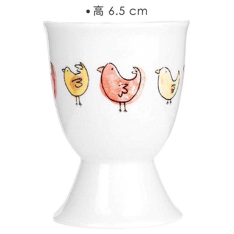 《KitchenCraft》瓷製蛋杯(小雞) | 雞蛋杯 蛋托 早午餐 餐具-細節圖3