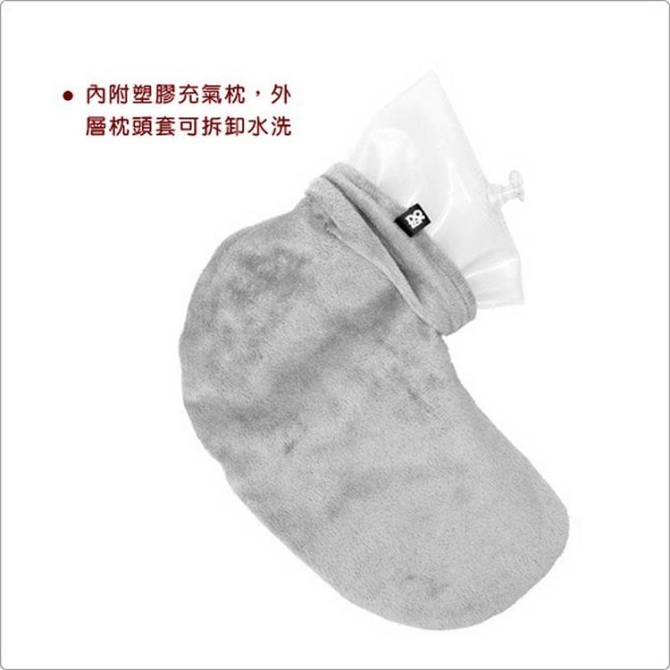 買一送一 《DQ&CO》好拆洗充氣枕(啾啾鳥) | 午睡枕 飛機枕 旅行枕 護頸枕 U型枕-細節圖5