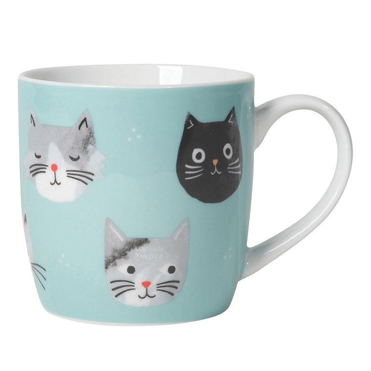 《NOW》單柄馬克杯(貓咪) | 水杯 茶杯 咖啡杯-細節圖2