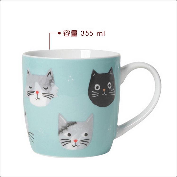 《NOW》單柄馬克杯(貓咪) | 水杯 茶杯 咖啡杯-細節圖3