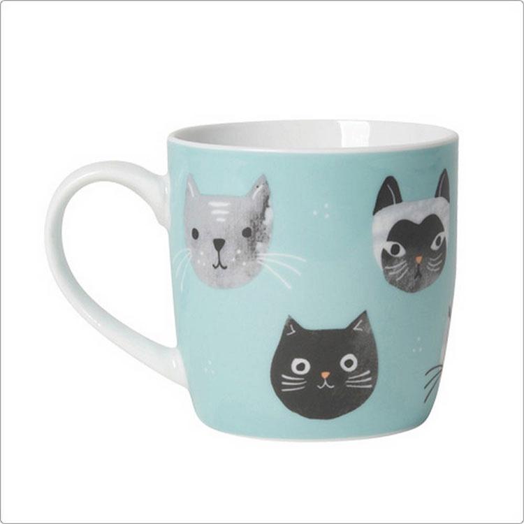《NOW》單柄馬克杯(貓咪) | 水杯 茶杯 咖啡杯-細節圖4