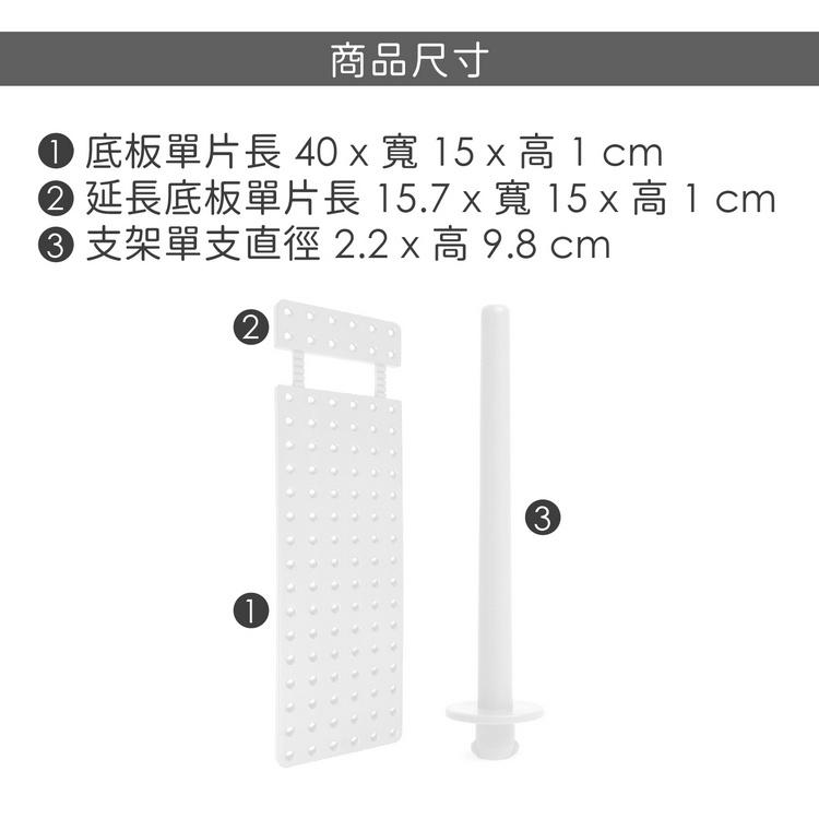 《Umbra》Peggy碗盤瀝水收納架2入(雲朵白) | 餐具 碗盤收納架 流理臺架-細節圖7