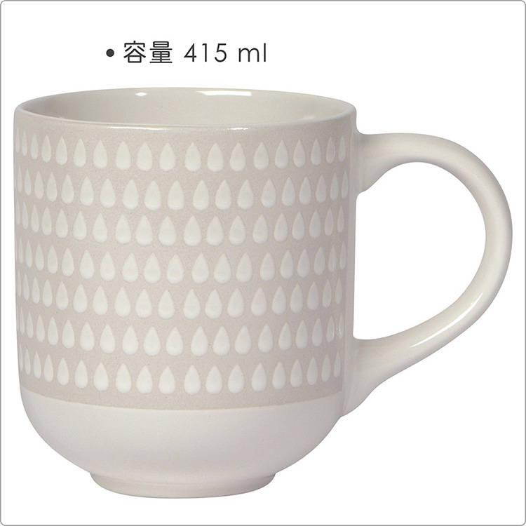 《danica》Heirloom陶製馬克杯(白雨滴415ml) | 水杯 茶杯 咖啡杯-細節圖3
