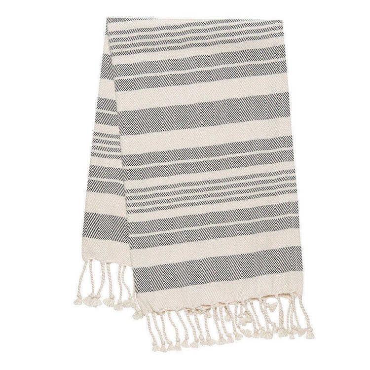 《danica》流蘇桌飾襯布(深白) | 餐桌布 桌墊 桌巾-細節圖2