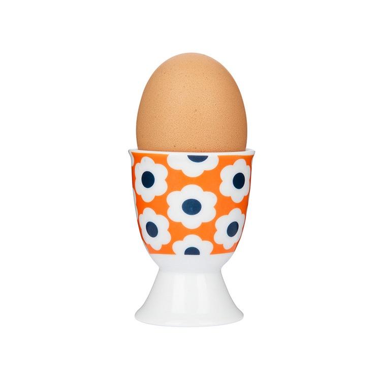 《KitchenCraft》瓷製蛋杯(小花) | 雞蛋杯 蛋托 早午餐 餐具-細節圖2