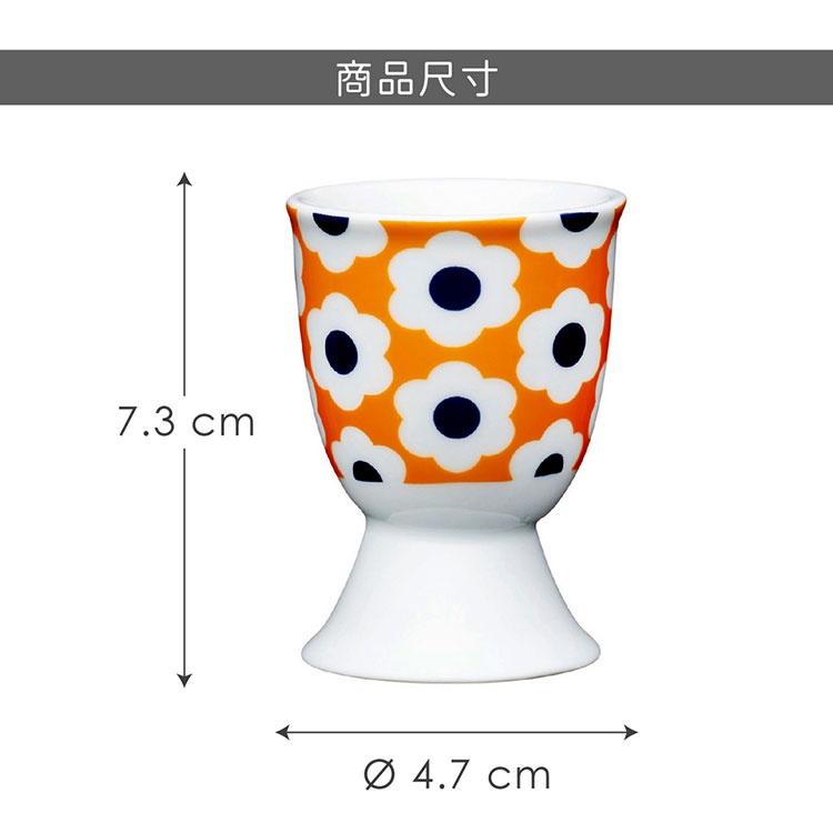 《KitchenCraft》瓷製蛋杯(小花) | 雞蛋杯 蛋托 早午餐 餐具-細節圖4