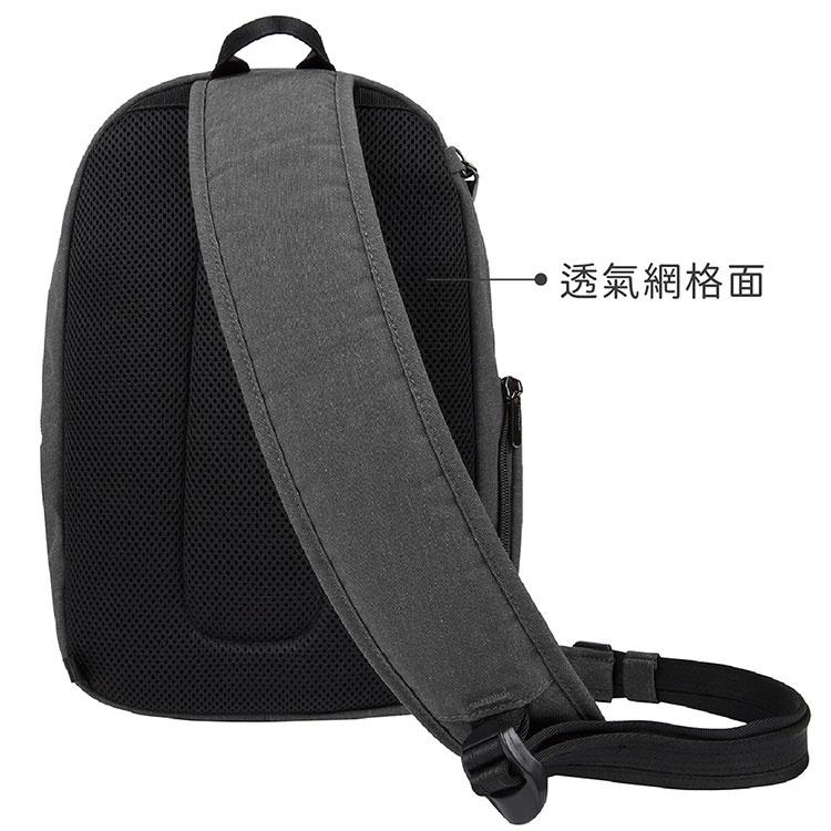 《TRAVELON》Metro防盜單肩後背包(灰) | 側背包 斜背包 背帶包 防割防搶-細節圖5