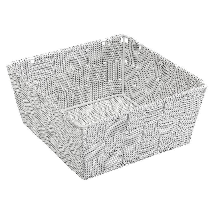 《VERSA》方形編織收納籃(白灰點19cm) | 整理籃 置物籃 儲物箱-細節圖2