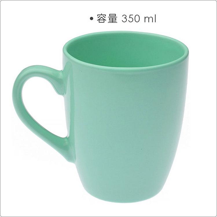 《VERSA》陶製馬克杯(青綠350ml) | 水杯 茶杯 咖啡杯-細節圖3