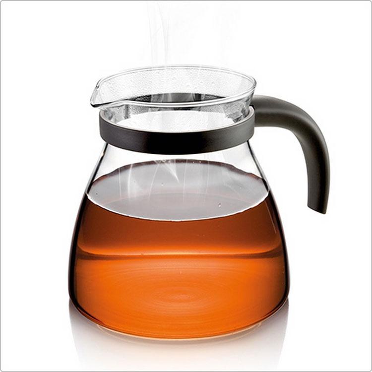 《tescoma》晶透玻璃濾茶壺(1.5L) | 泡茶 下午茶 茶具-細節圖6