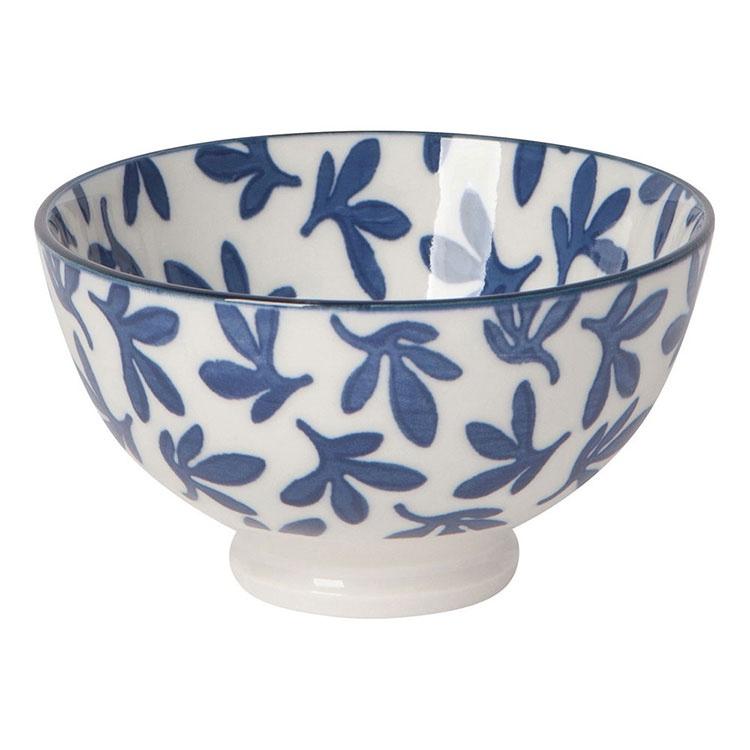 《NOW》瓷製餐碗(湛藍花11.5cm) | 飯碗 湯碗-細節圖2