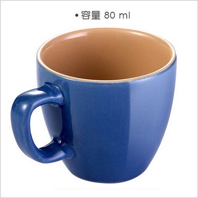 《tescoma》濃縮咖啡杯(藍棕80ml) | 義式咖啡杯 午茶杯-細節圖3