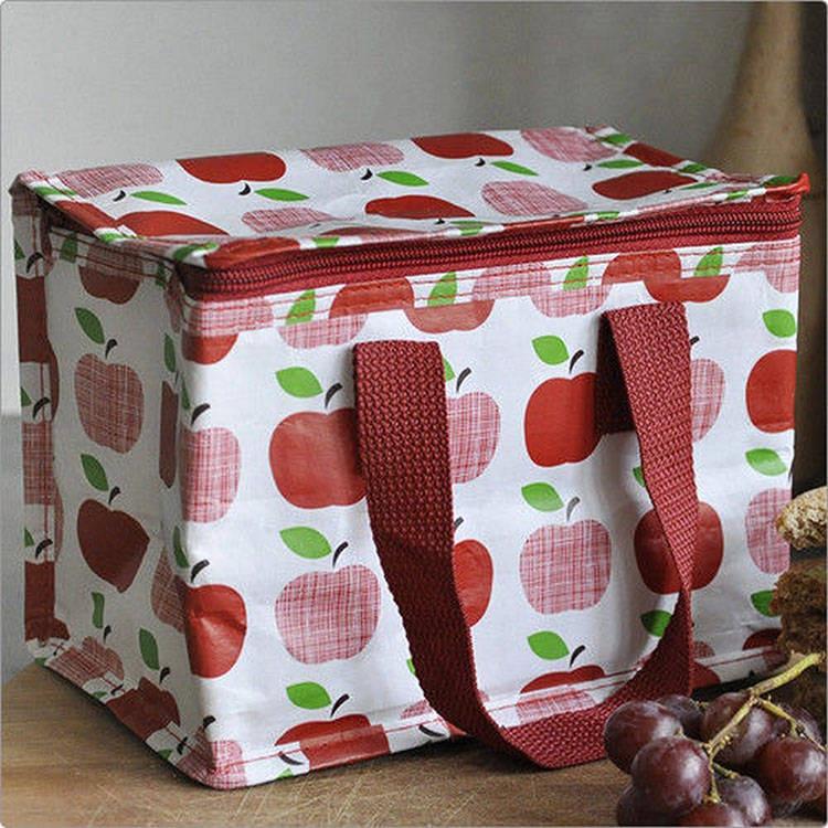 《Rex LONDON》環保保冷袋(紅蘋果) | 保溫袋 保冰袋 野餐包 野餐袋 便當袋-細節圖5