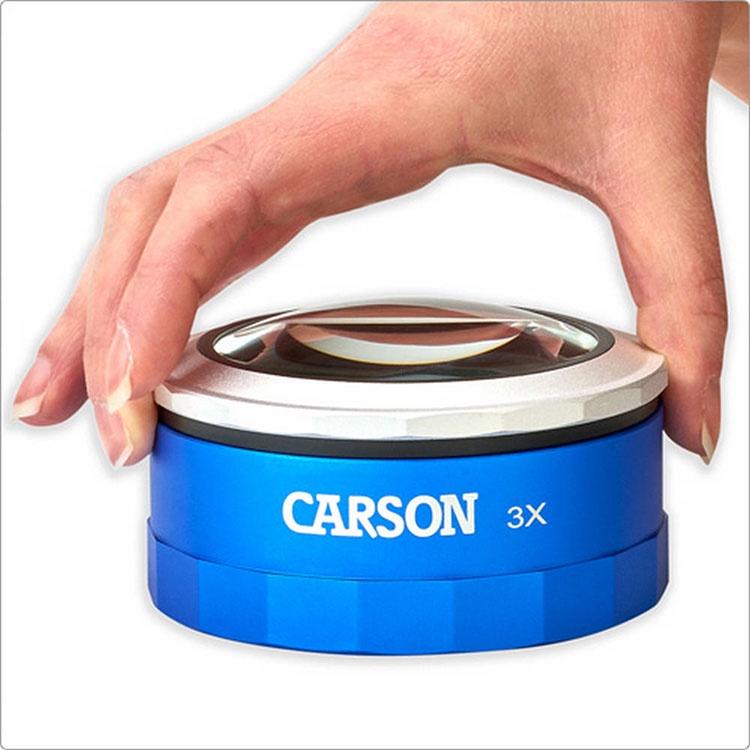 《CARSON》LED杯式伸縮放大鏡(3x) | 物品觀察 老人閱讀 年長長者 輔助視力-細節圖5