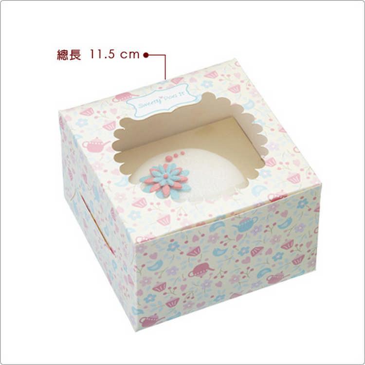 《Sweetly》單格瑪芬蛋糕紙盒4入(午茶粉) | 禮物包裝-細節圖2