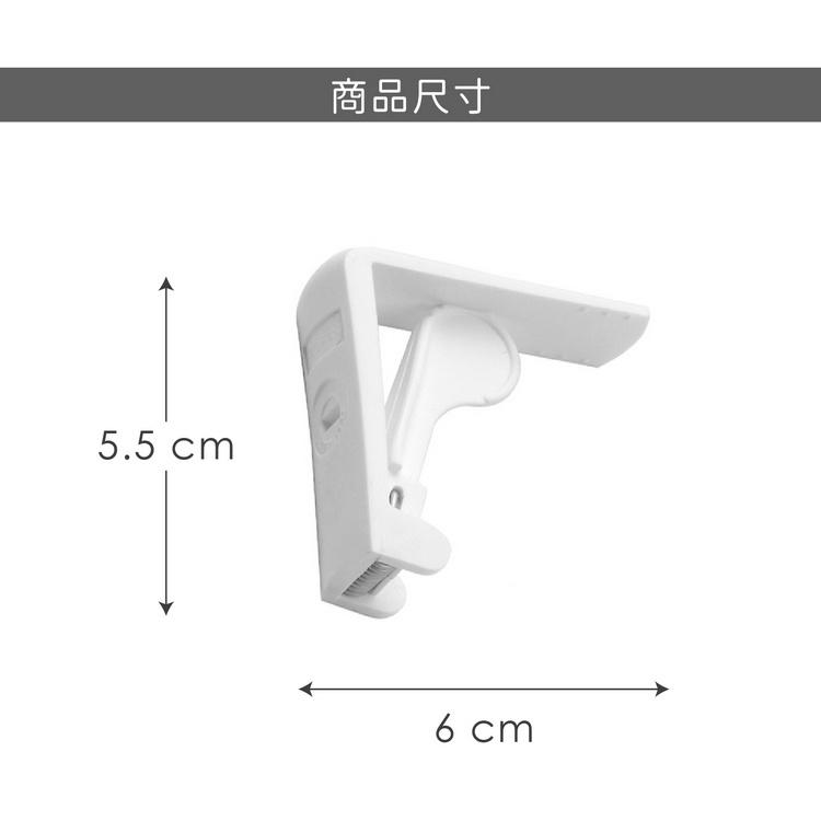 《PEDRINI》Gadget彈簧桌布夾4入(白) | 桌夾-細節圖5