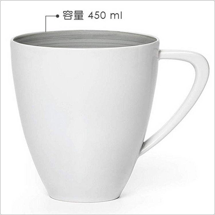 《Creative Tops》湖水紋暈染馬克杯(墨灰450ml) | 水杯 茶杯 咖啡杯-細節圖3