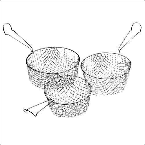 《KitchenCraft》夾式長柄炸籃(圓20cm) | 油炸籃-細節圖3
