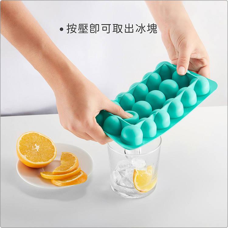 《LEKUE》11格附蓋貝殼製冰盒(杏黃) | 冰塊盒 冰塊模 冰模 冰格-細節圖4