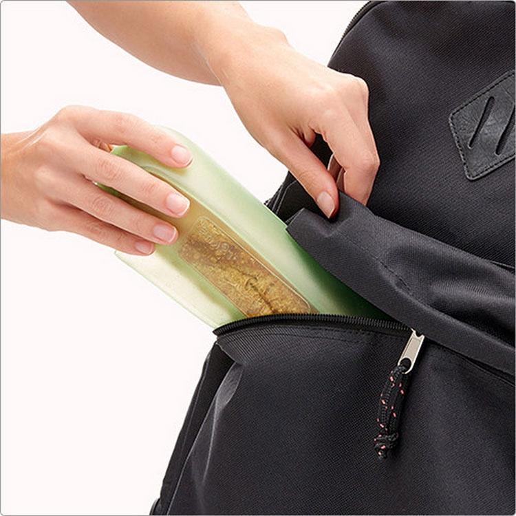 《LEKUE》矽膠法國麵包餐盒 | 環保密封袋 保鮮收納袋-細節圖7