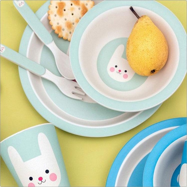 《Rex LONDON》兒童餐具2件(兔兔) | 湯匙 叉子 餐刀-細節圖6