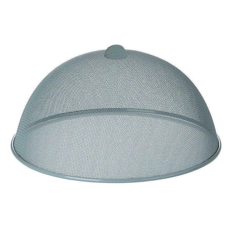 《KELA》金屬圓桌罩(灰35cm) | 菜傘 防蠅罩 防塵罩 蓋菜罩-細節圖2