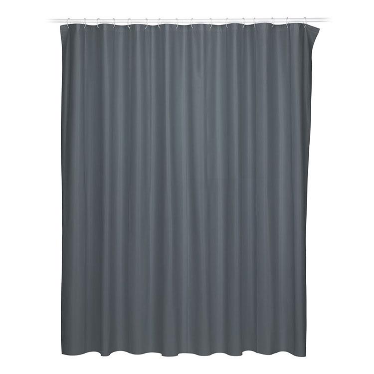 《KELA》Largo防水浴簾(黑120cm) | 乾溼分離 浴室隔簾-細節圖2