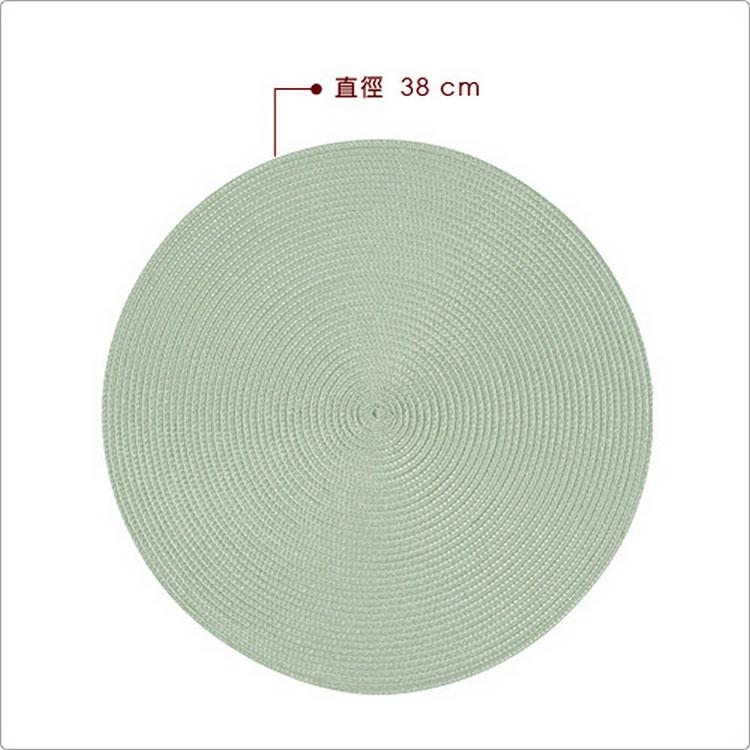 《NOW》素面織紋圓餐墊(嫩綠) | 桌墊 杯墊-細節圖3