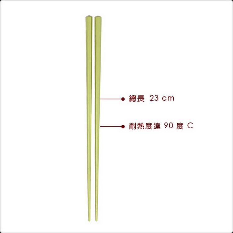 《EXCELSA》Oriented六角筷(綠23cm) | 箸 餐具-細節圖3