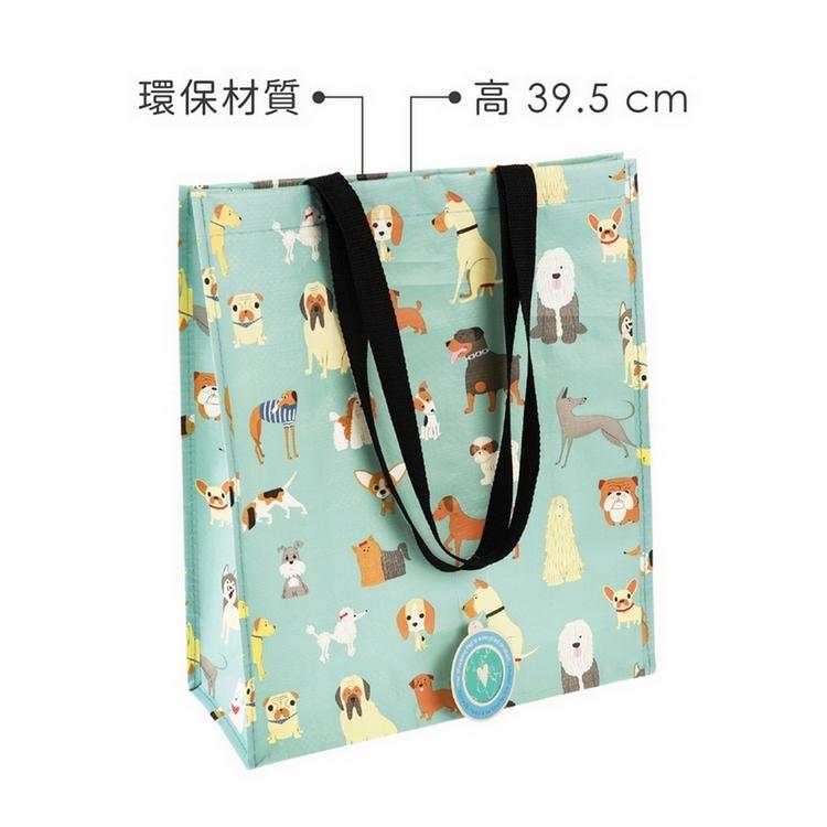《Rex LONDON》環保購物袋(狗日常) | 購物袋 環保袋 收納袋 手提袋-細節圖3