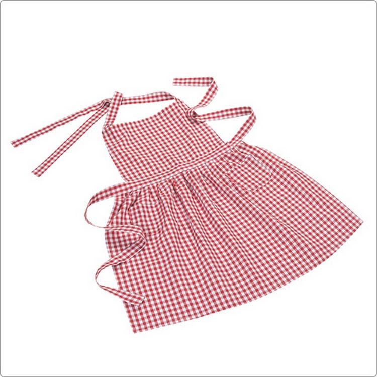 《NOW》經典雙袋圍裙(格紋紅) | 廚房圍裙 料理圍裙 烘焙圍裙-細節圖3