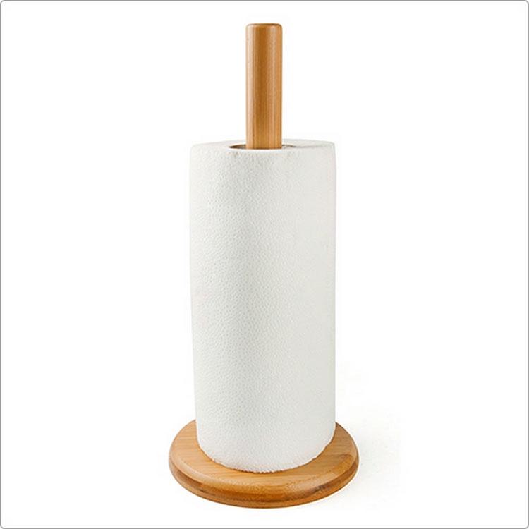 《EXCELSA》竹製廚房衛生紙架 | 餐巾紙架 廚房紙巾架-細節圖4