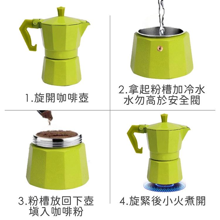 《La Cafetiere》義式摩卡壺(銀3杯) | 濃縮咖啡 摩卡咖啡壺-細節圖5