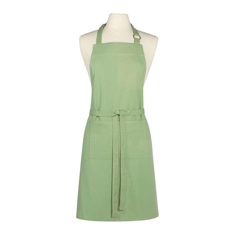 《NOW》平口單袋圍裙(草綠) | 廚房圍裙 料理圍裙 烘焙圍裙-細節圖2