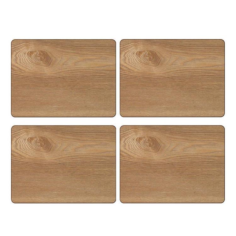 《Creative Tops》木紋餐墊4入(淺棕29cm) | 桌墊 杯墊-細節圖2