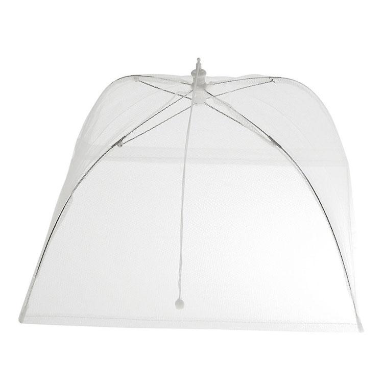 《EXCELSA》方型摺疊桌罩(白36cm) | 菜傘 防蠅罩 防塵罩 蓋菜罩-細節圖2