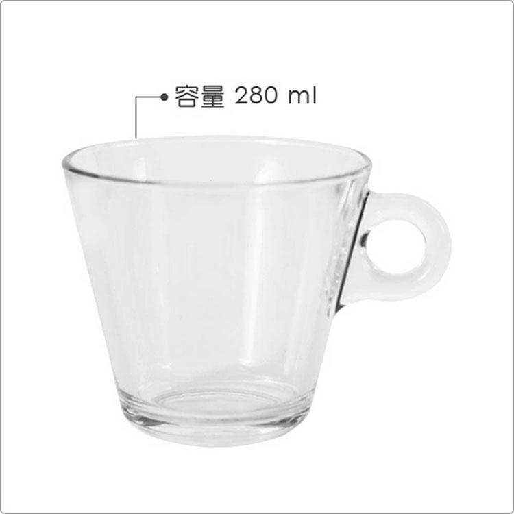 《EXCELSA》寬口玻璃杯(280ml) | 水杯 茶杯 咖啡杯-細節圖3