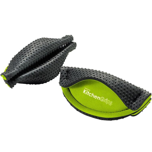 《KitchenGrips》鍋耳隔熱套2入(綠) | 防燙耳 隔熱墊 防燙保護套