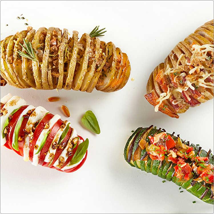 《LEKUE》下壓式蔬果切刀(棕) | 切刀 小三德刀-細節圖6