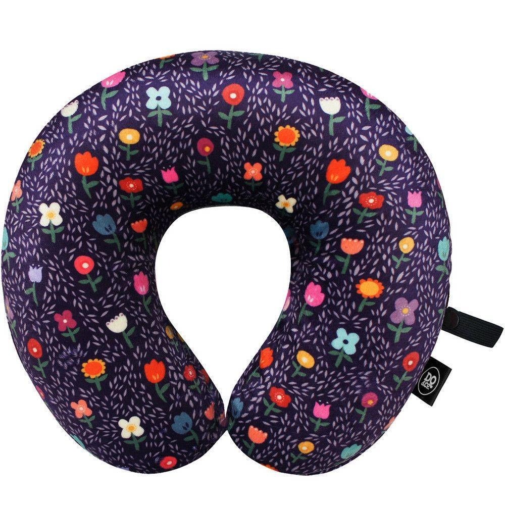 買一送一《DQ&CO》U型護頸記憶枕(花園) | 午睡枕 飛機枕 旅行枕 護頸枕 U行枕-細節圖2