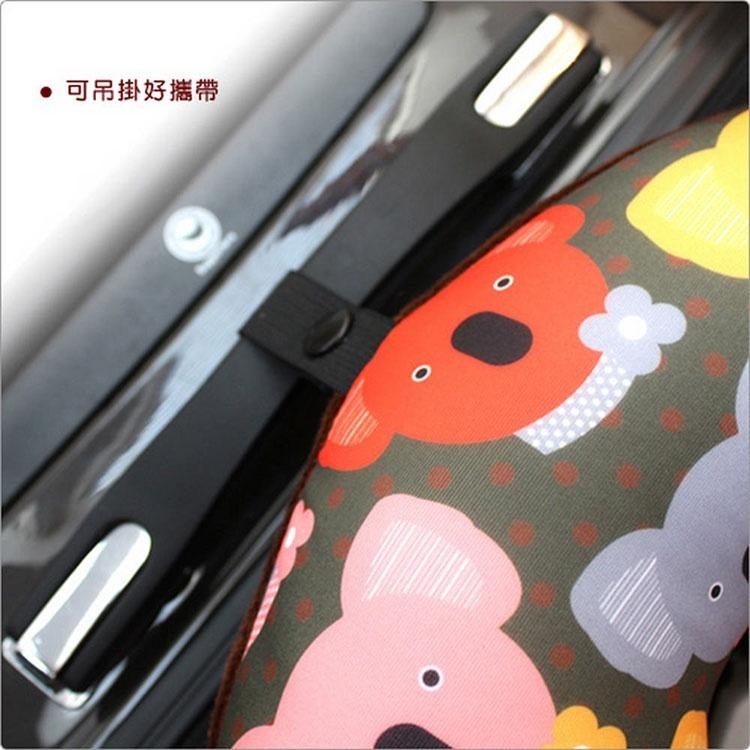 買一送一《DQ&CO》U型護頸記憶枕(花園) | 午睡枕 飛機枕 旅行枕 護頸枕 U行枕-細節圖5