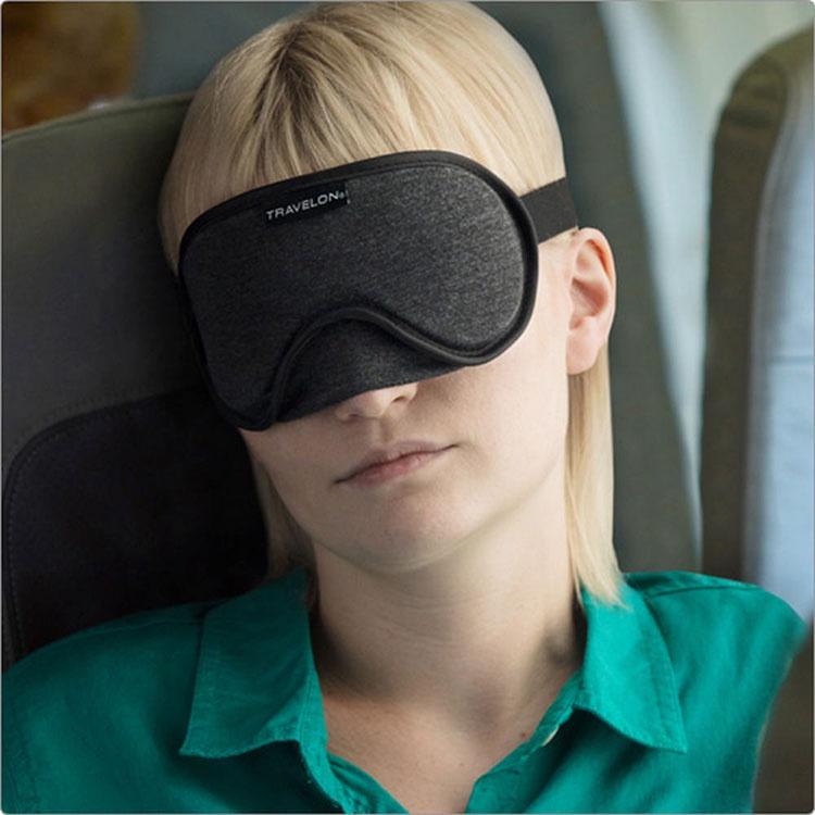 《TRAVELON》冷凝舒緩眼罩(灰) | 睡眠眼罩 遮光眼罩-細節圖4