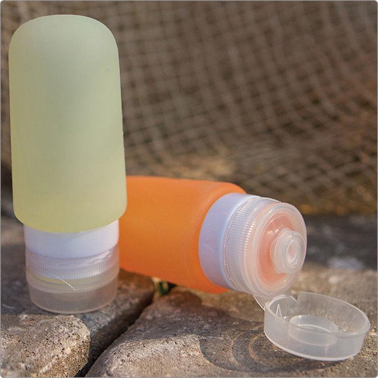《TRAVELON》旅行分裝瓶(大綠白2入) | 沐浴乳 洗髮精 乳液瓶 保養品空瓶-細節圖6