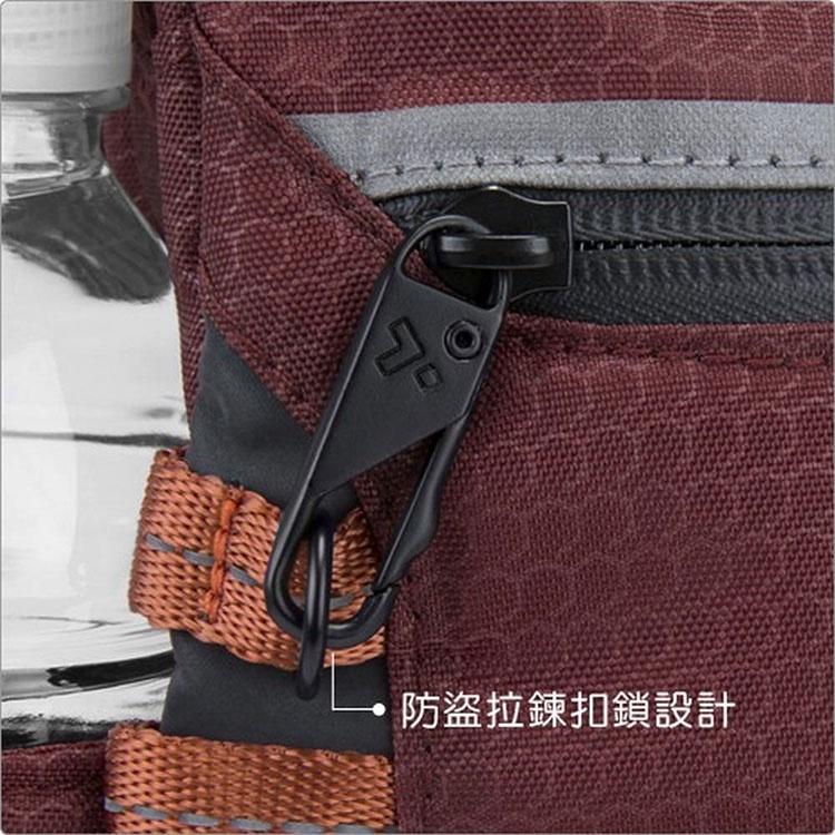 《TRAVELON》Active三層防盜斜背包(藍) | 側背包 斜背包 背帶包 防割防搶-細節圖8