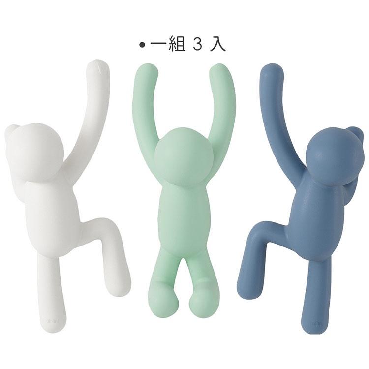 《Umbra》Buddy小人壁掛式掛勾3件(莫蘭迪) | 掛勾 牆壁掛勾 吊鉤 掛鉤-細節圖4